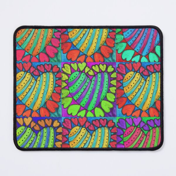 Item preview, Heart Centered Colorful Whimsical Hearts For Love And Friendship designed and sold by Sharon Cummings Art.