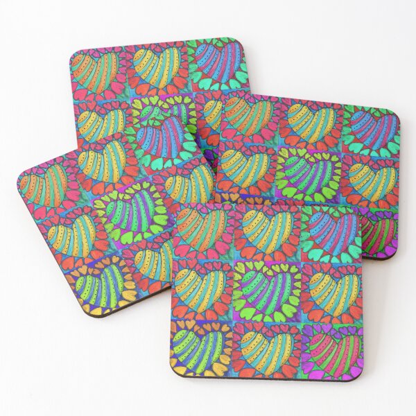 Item preview, Heart Centered Colorful Whimsical Hearts For Love And Friendship designed and sold by Sharon Cummings Art.