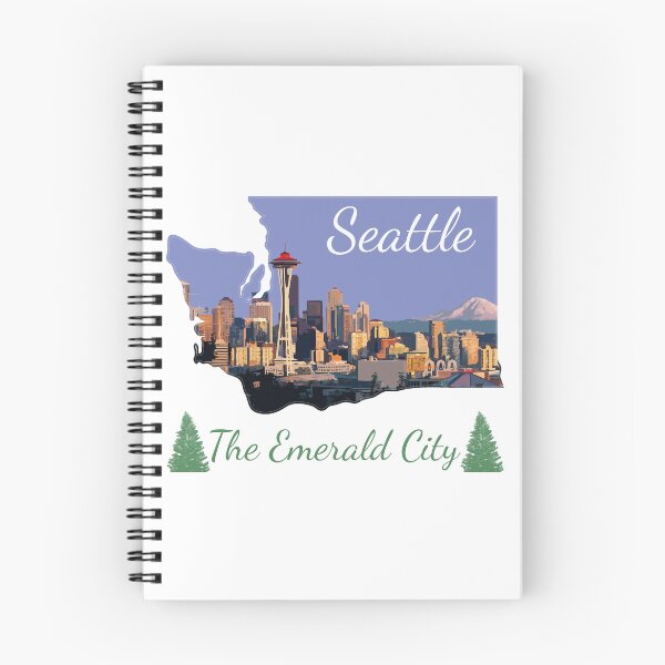 Item preview, Seattle, Washington City Design designed and sold by RikkiTikkiHut.