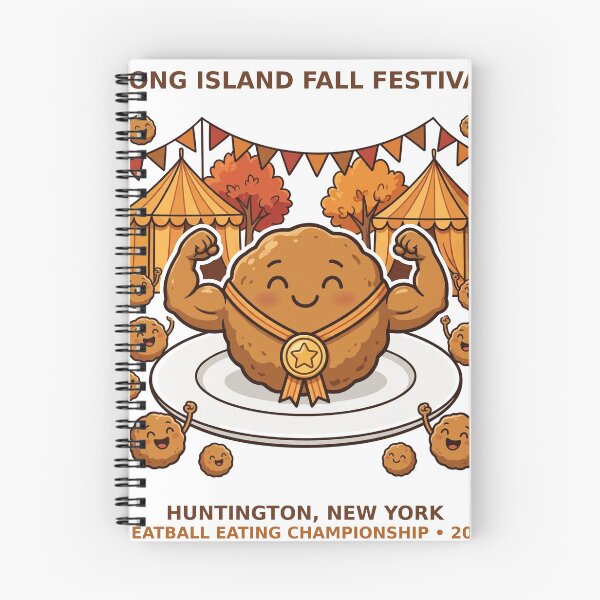 Item preview, Long Island Fall Festival 2026 — Meatball Eating Championship Souvenir, Huntington NY designed and sold by FitEnvy.