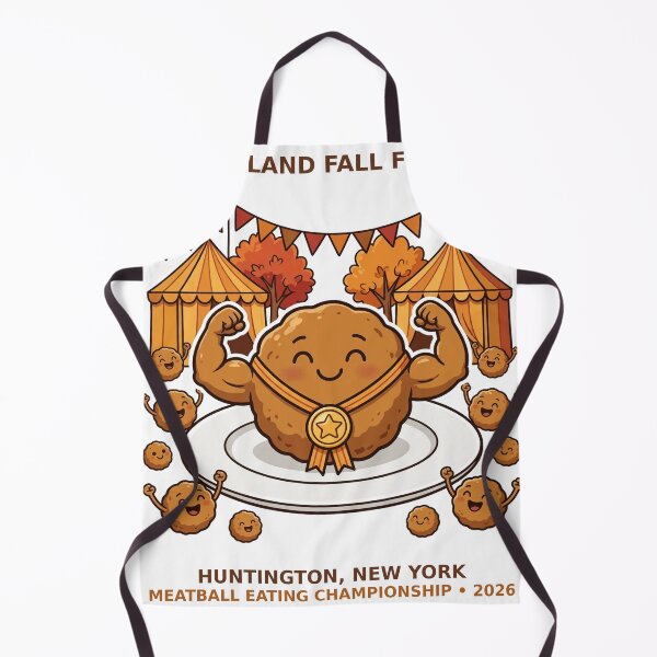 Item preview, Long Island Fall Festival 2026 — Meatball Eating Championship Souvenir, Huntington NY designed and sold by FitEnvy.