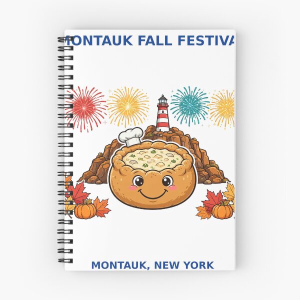 Item preview, Montauk Fall Festival Souvenir — Clam Chowder & Fireworks, Montauk New York designed and sold by FitEnvy.