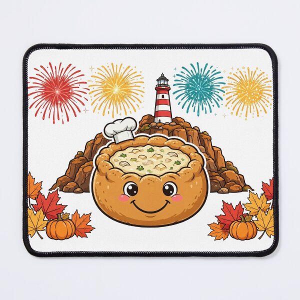 Item preview, Montauk Fall Festival Souvenir — Clam Chowder & Fireworks, Montauk New York designed and sold by FitEnvy.