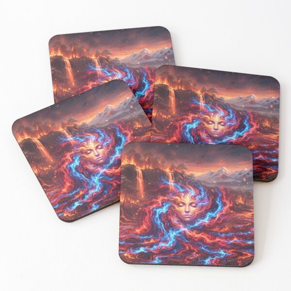 Item preview, Ember-Goddess: The Heart of the Inferno" designed and sold by SodhaIqbalKasam.
