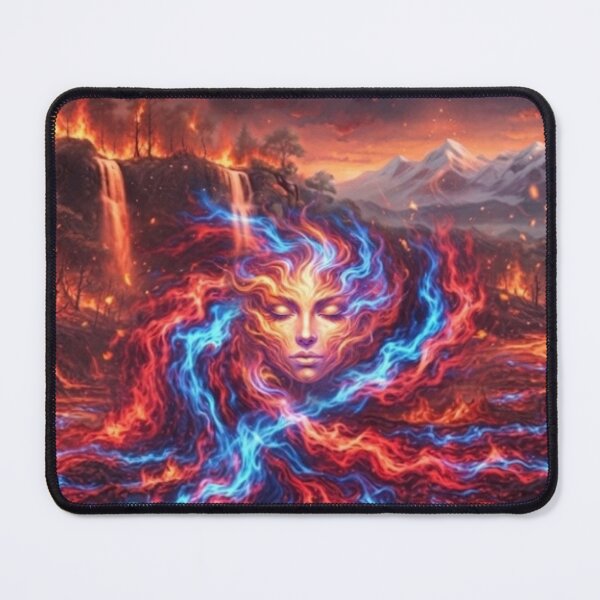 Item preview, Ember-Goddess: The Heart of the Inferno" designed and sold by SodhaIqbalKasam.