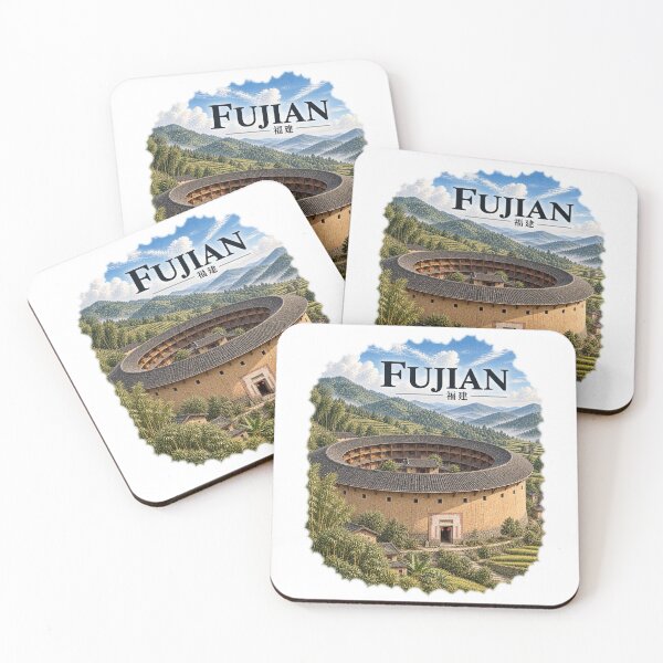Item preview, Fujian Tulou China Traditional Earthen Architecture Art designed and sold by Larkfound Studio.