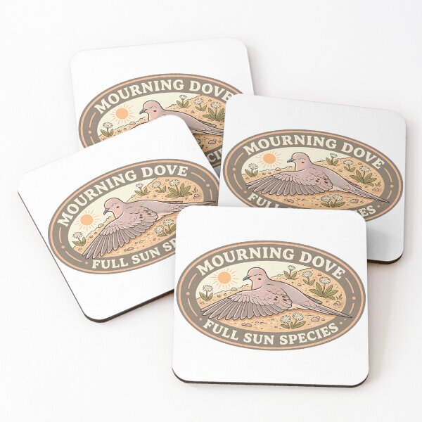 Item preview, Mourning Dove Full Sun Species Funny Bird Illustration designed and sold by shifumart.