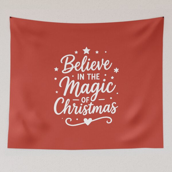Item preview, Believe in the Magic – Festive Holiday Art designed and sold by Tklezardesigns.