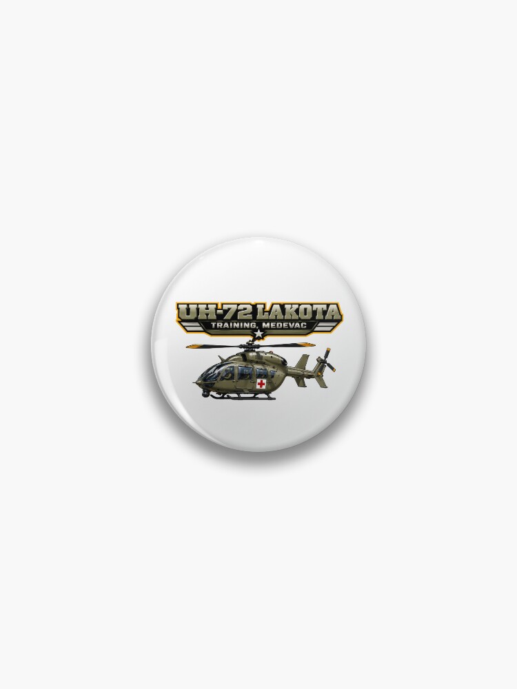 Thumbnail 1 of 3, Pin, Modern Utility Helicopter Aviation Design designed and sold by PatternFusions.