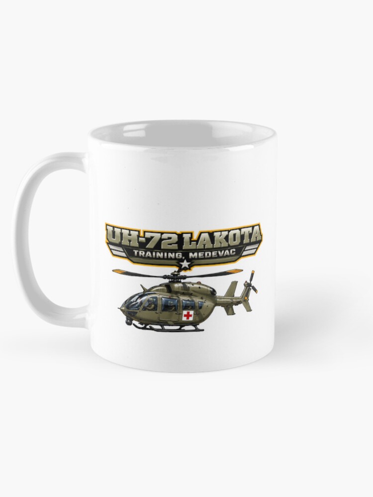 Thumbnail 5 of 6, Coffee Mug, Modern Utility Helicopter Aviation Design designed and sold by PatternFusions.
