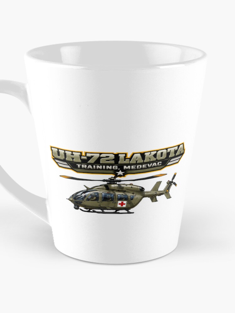 Thumbnail 3 of 4, Coffee Mug, Modern Utility Helicopter Aviation Design designed and sold by PatternFusions.