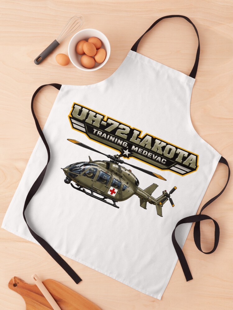 Thumbnail 1 of 6, Apron, Modern Utility Helicopter Aviation Design designed and sold by PatternFusions.