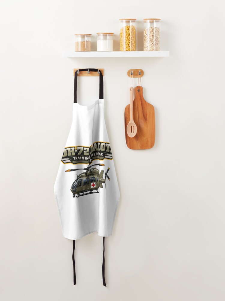 Thumbnail 4 of 6, Apron, Modern Utility Helicopter Aviation Design designed and sold by PatternFusions.