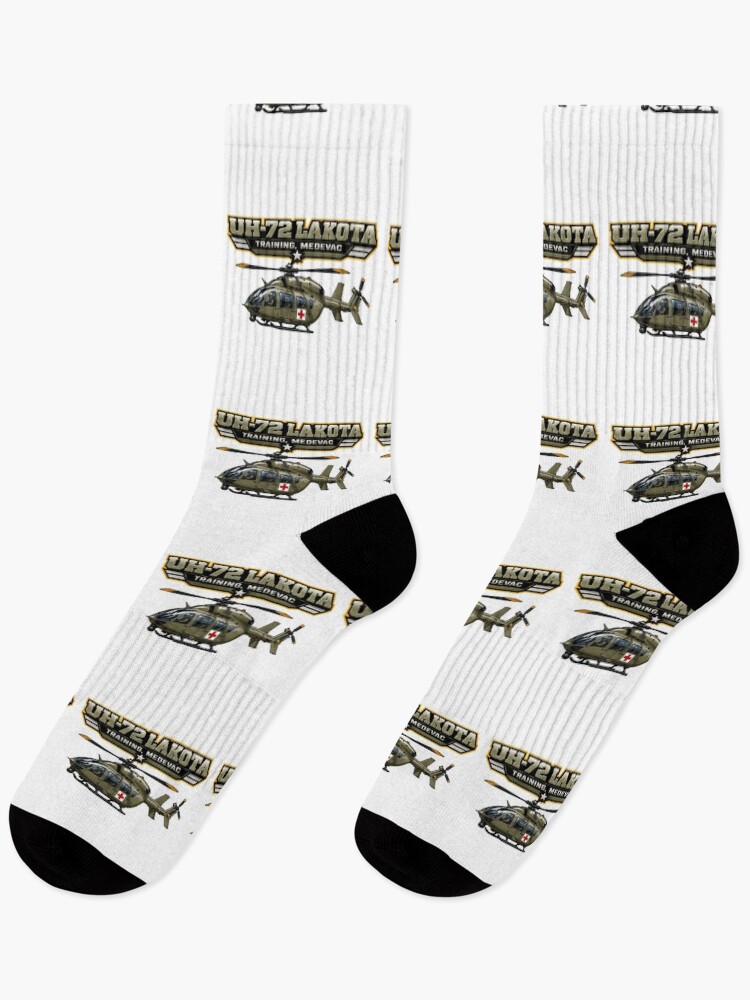 Thumbnail 1 of 5, Socks, Modern Utility Helicopter Aviation Design designed and sold by PatternFusions.