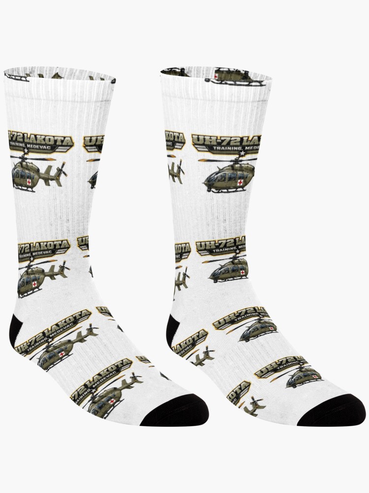 Thumbnail 3 of 5, Socks, Modern Utility Helicopter Aviation Design designed and sold by PatternFusions.