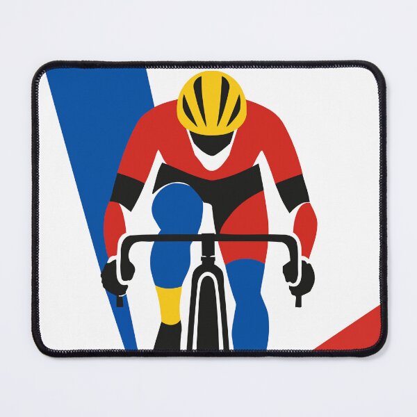 Item preview, Full Speed Ahead | Retro Cycling Art Print | Road Bike Print | Mid Century Modern Sports Art | Cyclist Gift designed and sold by Studio pod Burom.