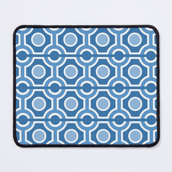 Item preview, original seamless dots pattern blue designed and sold by ChimaHome.