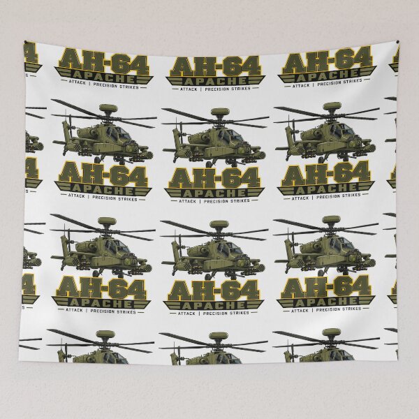Item preview, AH64 Attack Helicopter Aviation Design designed and sold by IRON WINGS /USAF.