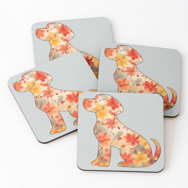 Item preview, Autumn leaves puppy designed and sold by Doodles Down South.