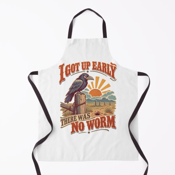 Item preview, I Got Up Early There Was No Worm designed and sold by LuveraxArt.