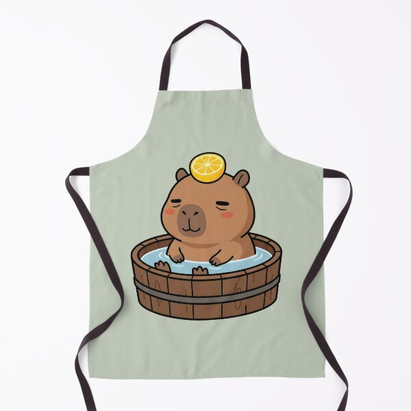 Item preview, Capybara Onsen Bath with Yuzu Citrus Gift designed and sold by Rocklights.