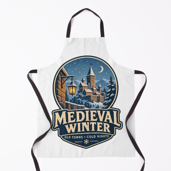 Item preview, Medieval Winter Old Town Vintage European Castle Snow Travel Design designed and sold by youcefben48.