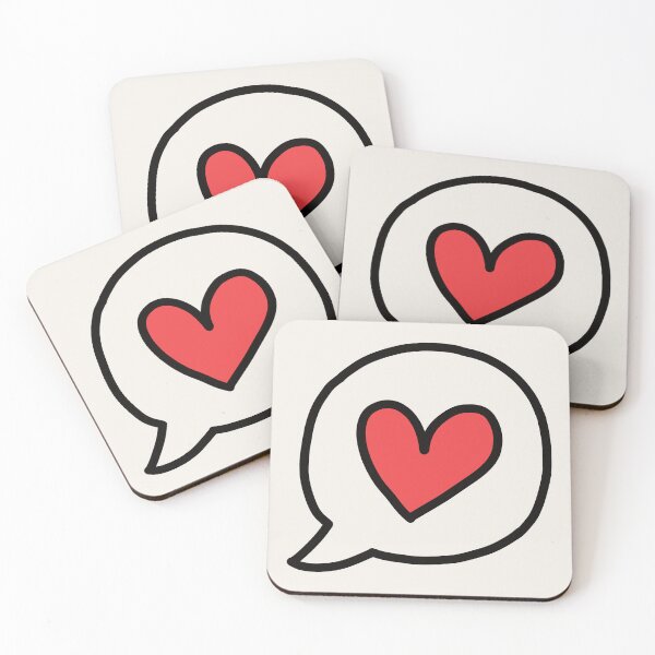 Item preview, Cute Love Heart Speech Bubble designed and sold by AliAltinelArt.