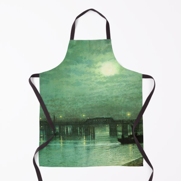 Item preview, Harbor lights nautical marine maritime British landscape painting by John Atkinson Grimshaw designed and sold by Jéanpaul  Ferro.