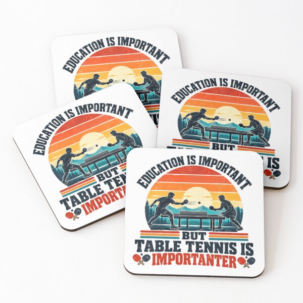 Item preview, Education Is Important But Table Tennis Is Importranter Ping Pong Player Hobby Humor designed and sold by HumansStuck12.