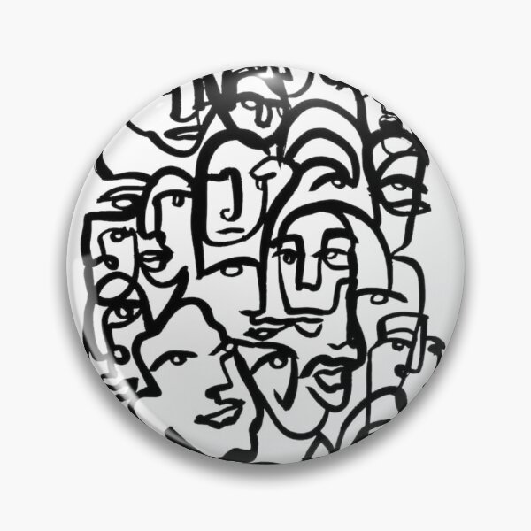 Item preview, Abstract One Line Faces Art designed and sold by kaizen x malena.