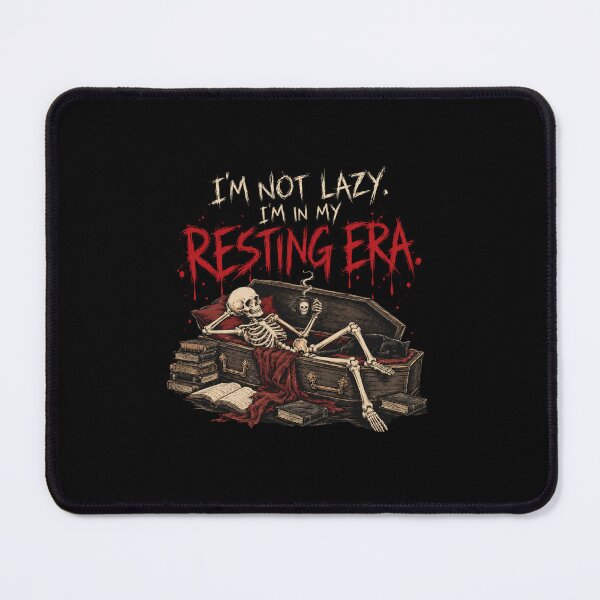 Item preview, I'm Not Lazy I'm in My Resting Era Skeleton Halloween designed and sold by selvashop.