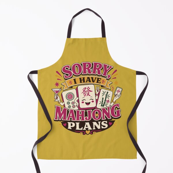 Item preview, Sorry I Have Mahjong Plans Funny Mahjong Quote Mah Jongg Humor designed and sold by NovaNookStudio.