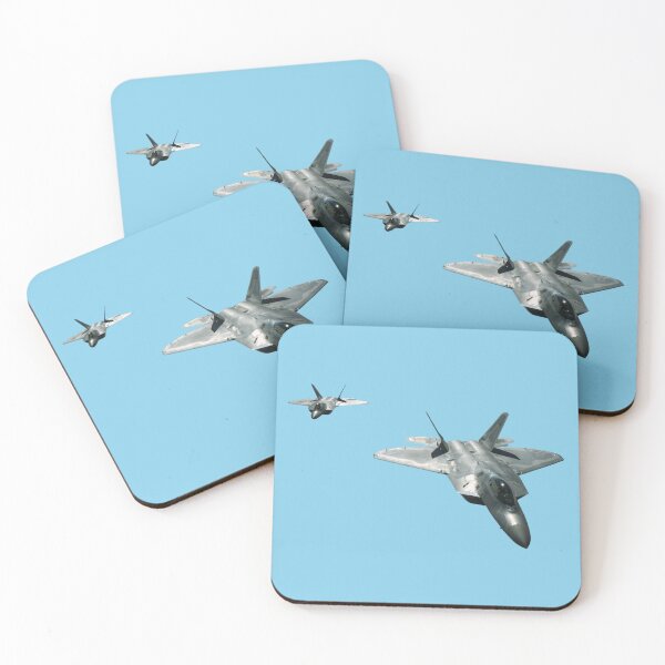 Item preview, F-22 Raptor 2-Ship Stealth Formation Frontal Vector Art designed and sold by AfterburnerLab.