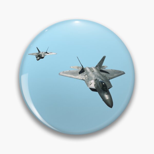 Item preview, F-22 Raptor 2-Ship Stealth Formation Frontal Vector Art designed and sold by AfterburnerLab.