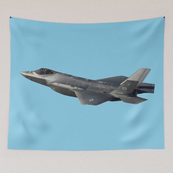 Item preview, F-35 Lightning II Stealth Strike Fighter Side Profile Vector Art designed and sold by AfterburnerLab.