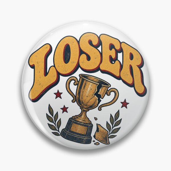 Item preview, Loser Vintage T-Shirt | Ironic Retro Varsity Typography Design | Gen-Z Streetwear Tee designed and sold by ElegantPeople.