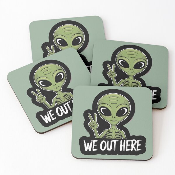 Item preview, ALIEN WE OUT HERE designed and sold by 123ks.