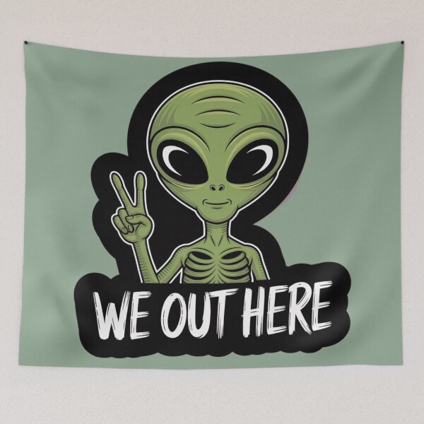 Item preview, ALIEN WE OUT HERE designed and sold by 123ks.