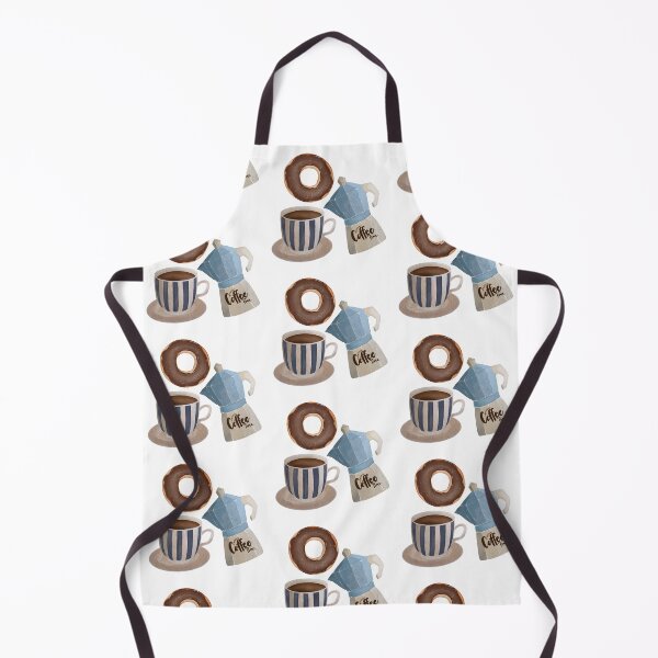 Item preview, Coffee Time Watercolor Italian Moka Espresso Set designed and sold by DigiBlossom.