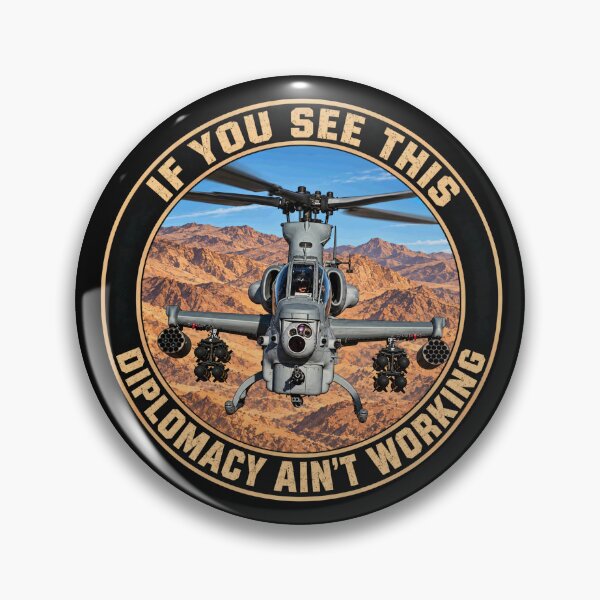 Item preview, AH-1Z Viper Attack Helicopter Aviation Diplomacy Joke designed and sold by MilitaryMart.