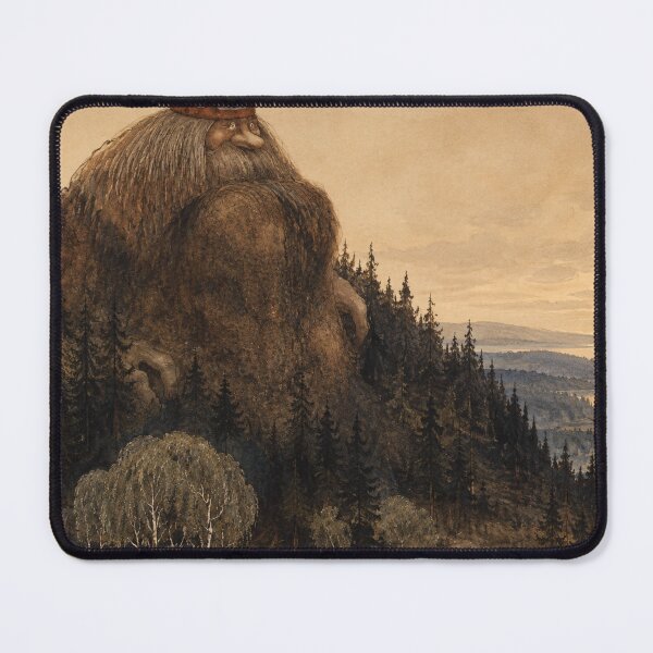 Item preview, Troll Wall Art, There Was One Called Jock, John Bauer Vintage Fantasy Giclée Print designed and sold by RickE.