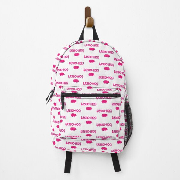 Item preview, LESBO-HOG Pink White Merch designed and sold by ChainsawsShop.