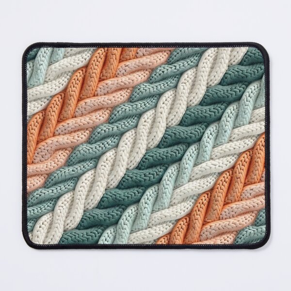 Item preview, Cozy Pastel Cable Knit Braided Pattern Duffle Bag designed and sold by Williams Anderson.