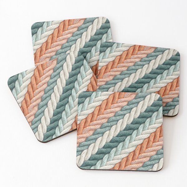 Item preview, Cozy Pastel Cable Knit Braided Pattern Duffle Bag designed and sold by Williams Anderson.
