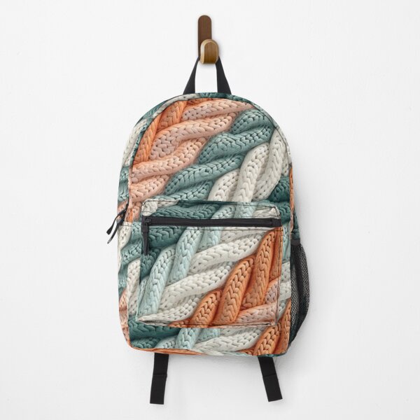 Item preview, Cozy Pastel Cable Knit Braided Pattern Duffle Bag designed and sold by Williams Anderson.