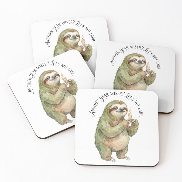 Item preview, Funny Sloth Birthday  designed and sold by Tiffany Roy.