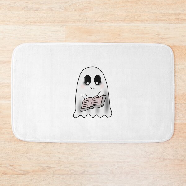 Item preview, Cute Ghost Reading a Book | Kawaii Book Lover Ghost Design designed and sold by ForcePrint.