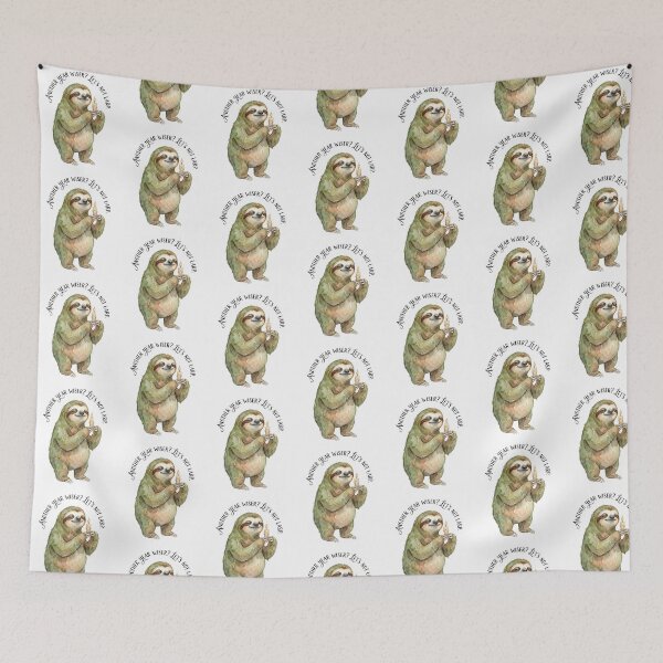 Item preview, Funny Sloth Birthday  designed and sold by Tiffany Roy.