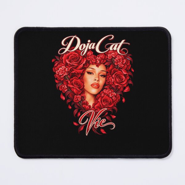 Item preview, Doja Cat Tour Ma Vie Red Roses Heart Portrait Floral Concert Tour designed and sold by Cuiroblinda.
