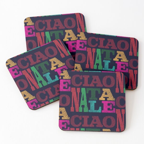 Item preview, Ciao Natale - Colorful Christmas Typography designed and sold by photossmirnov.